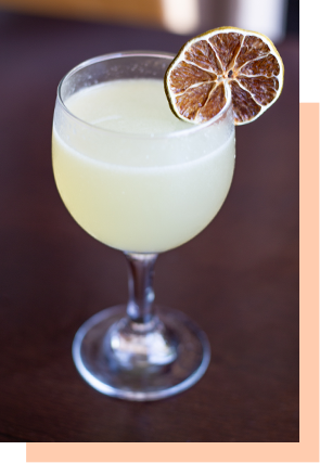 Lucky Day Cocktail made with Uruapan Charanda, Amontillado Sherry, Lime, Regal Shake